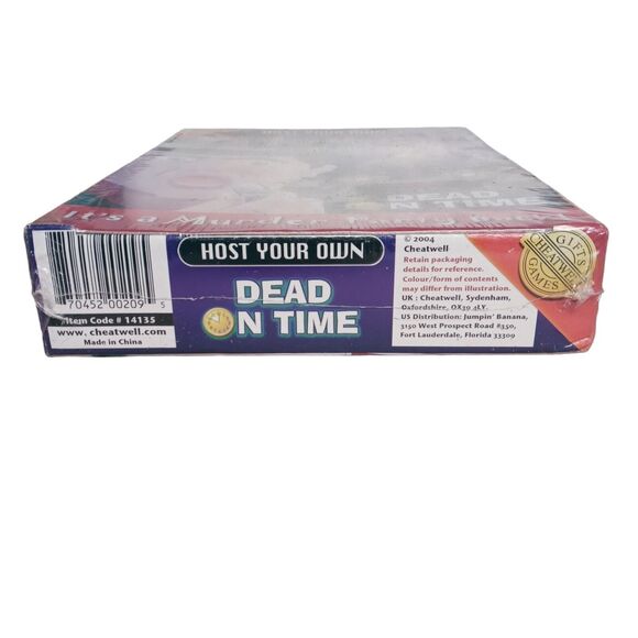 Dead on Time Murder Mystery Party Game Host Your Own Pack CD Invitations - Picture 8 of 13